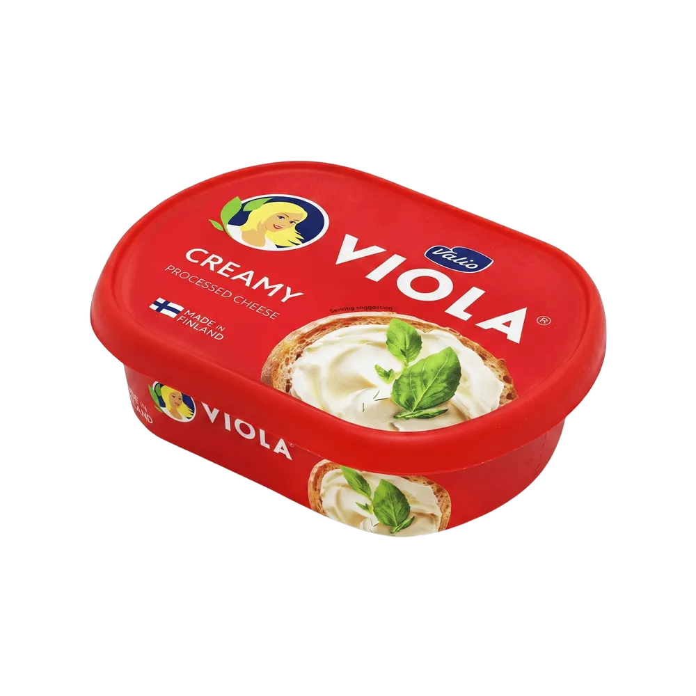 201000 Сир плавлений вершковий Viola 60% Valio, 200 г - Зображення 1