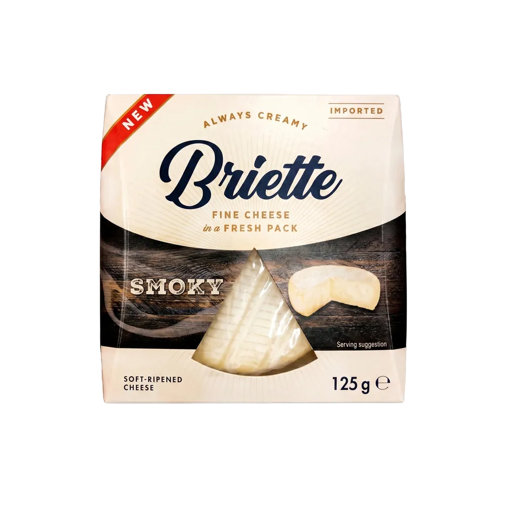 dlr16669 Сир Briette Smoky (Kaserei) 60% 125 г - Зображення 1