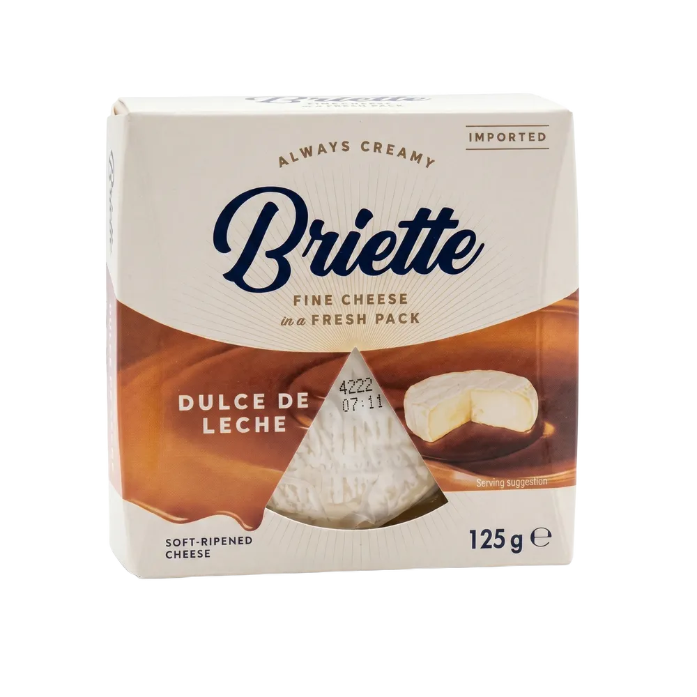 dlr16670 Сир Briette Dulce de Leche (Kaserei) 60% 125 г - Зображення 1