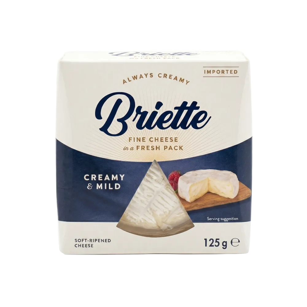 dlr17769 Сир Briette Creamy & Mild (Kaserei) 60% 125 г - Зображення 1